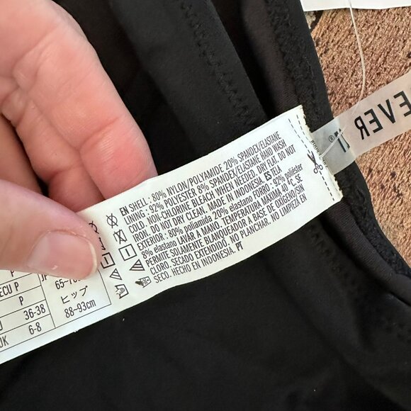 Forever 21 black bikini swimwear bottoms women's small - Picture 3 of 6